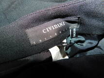 CIVIDINI チヴィディーニ　スカート　ベーシック　黒　40 イタリア製 ブラック　クラシック　Made in Italy skirt_画像3
