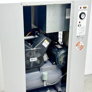 アネスト岩田 エアーコンプレッサー CFP22CF-8.5DM6 2.2kW 3馬力 三相200V 60Hz仕様 無給油式パッケージ型レシプロコンプ ドライヤ付 中古の画像6