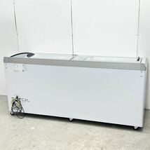 冷凍ショーケース 2021年製 JCM JCMCS-405L W1820×D697×H850 100V ラウンド扉 冷凍ストッカー スライドガラス冷凍庫 No1_画像2
