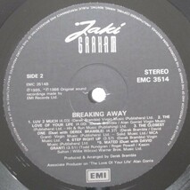 ◇LP：UK◇ JAKI GRAHAM / BREAKING AWAY 「EMC-3514」_画像6