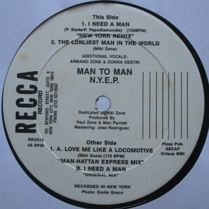 ◇12：US◇ MAN TO MAN / N.Y.E.P. の画像3