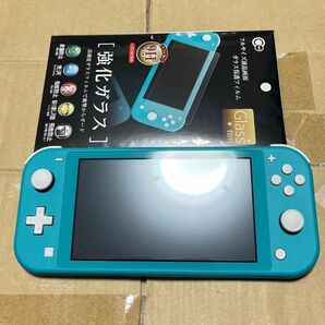 Nintendo Switch Lite ターコイズ 本体のみ 美品 保護フィルム付き 最安値