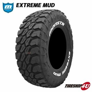 2023年製 MONSTA EXTREME MUD 35x12.50R17 35x12.50-17 126Q LT RWL 4本セット モンスタ マッドテレーン ホワイトレター 4本SET