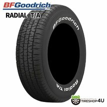 BFGoodrich RADIAL T/A P215/70R14 P215/70-14 96S RWL BFグッドリッチ ラジアルTA ホワイトレター 取寄せ品 4本送料税込78,399円~_画像1