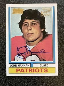 NFL Patriots ペイトリオッツ 2001 Topps Team Topps Legends Autographs #TTR5 John Hannah 74T