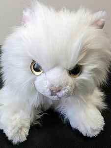 サンレモン ひざねこ Mサイズ ペルシャ 白 ぬいぐるみ P-6232 ギフト プレゼント 猫 ネコ