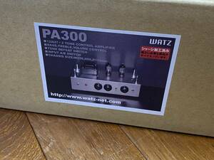 トーンコントロール機能付 真空管プリアンプ キット 『 WATZ PA300 』開封のみの新品です！