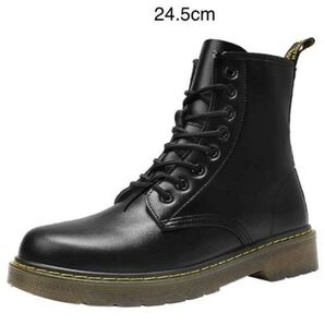 ブーツ メンズ エンジニアブーツ レースアップブーツ ショートブーツ24.5cm