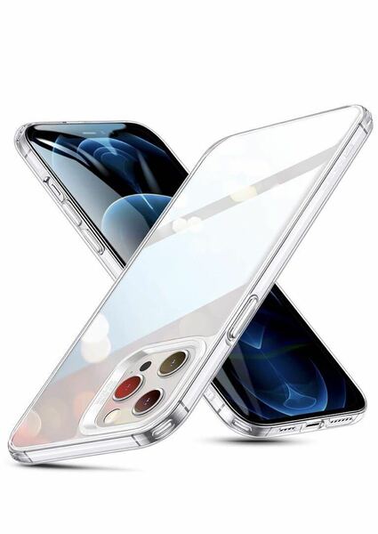 iPhone12Pro Max 用 ケース 6.7インチ 透明 9H背面