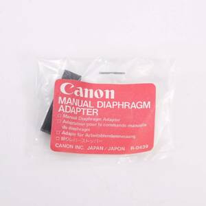 Canon キヤノン FDレンズ用マニュアル絞りストッパー