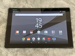 タブレット Xperia Z4 Tablet SOT31 SIMフリー SIMロック解除済 au SONY ブラック 中古 10.1インチ ②