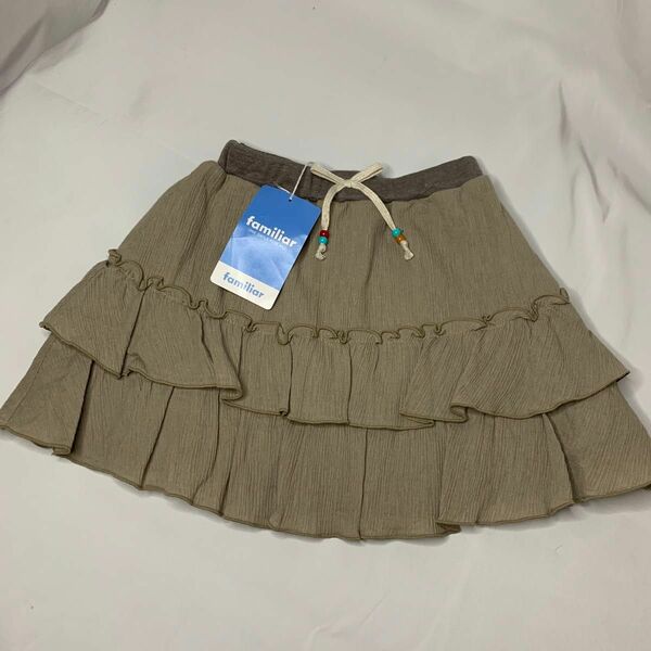 【新品未使用タグ付き】ファミリア　スカート　90cm