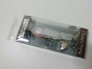 1円スタート 未使用 ニシネルアーワークス ベビーアビーノ70S シンキング NISHINE LURE WARKS baby abino 70