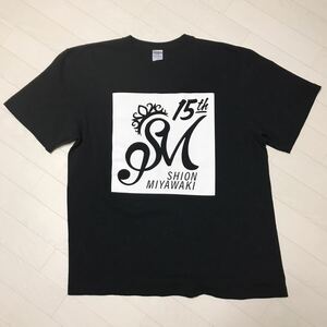 15th SHION MIYAWAKI 宮脇詩音 Tシャツ ブラック サイズXL