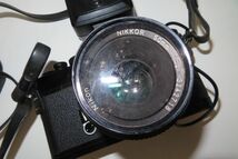 3032/ka/02.26 同梱不可 フィルムカメラ Nikomat EL NIKKOR 1:2 f=50mm レンズ付き レンズ NIKKOR-O AUTO 1:2（90721-90723）_画像3