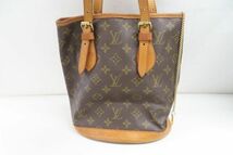 5004/mk/03.11 ◆LOUIS VUITTON ルイヴィトン バケットPM M42238 モノグラム ショルダーバッグVI0944（91347）_画像2