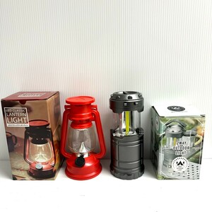 NA★1円〜 ランタン LEDランタン 2個セット アウトドア キャンプ ライト乾電池式 単3 2way outdoor light LED CLASSIC LANTERN LIGHT 