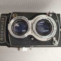 NA★1円〜中古品 RICOH FLEX リコー フレックス LENS 1:3.5 f=80mm カメラ 二眼レフ フィルムカメラ 動作未確認_画像10