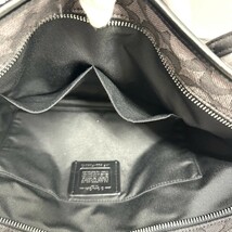 NA★1円～ COACH コーチ F39043 シグネチャー トートバッグ かばん ストライプ キャンバス レディース トートバッグ ブラック _画像5