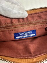 NA★1円〜中古品 美品 BURBERRY バーバリー ブルーレーベル チェック柄 ハンドバッグ レザー部分に汚れあり_画像4