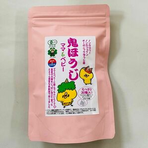 鬼ほうじ　ママ&ベビー　ほうじ茶　30個入り　ノンカフェイン　オーガニックほうじ茶　ティーバッグ