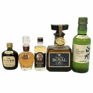 仙10 SUNTORY WHISKEY /THE オールド原酒/ SUNTORY BRANDY V.S.O.P/ BLACK NIKKA ROYAL15年 /白州 ウイスキー 酒まとめ