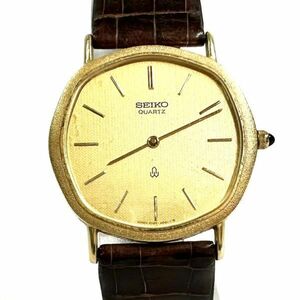 仙104 SEIKO DOLCE 14K 6020-5630 14金 QUARTZ 腕時計 セイコー ドルチェ ゴールド文字盤