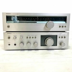 仙35【2点】ONKYO A-7700 ステレオアンプ/T-7700 FMステレオ・AMチューナー 2点セット オンキョー 音響機材 オーディオ機器