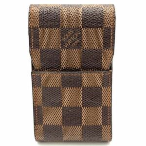 仙19 Louis Vuitton N63024 ダミエ エテュイ・シガレット タバコケース シガレットケース ブラウン系 ルイヴィトン 喫煙グッズ