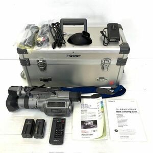 仙103 SONY DCR-VX1000 デジタルビデオカメラ レコーダー デジタルハンディカム ソニー 専用ケース付 LCH-VX1000 付属品あり