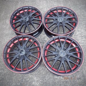 ☆社外　ホイール4本セット　15X5.5J　PCD.100　オフセット45　4穴　：31269