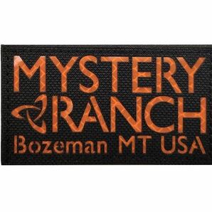 MYSTERY RANCH ベルクロワッペン ブラック&オレンジ ミステリーランチ の画像1