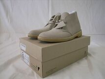 ●UK7 25cm クラークス オリジナル デザートブーツ サンドベージュ CLARKS チャッカブーツ ブーツ スエード a_画像1