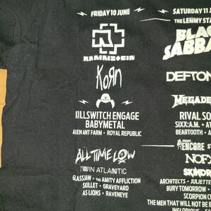 BABYMETAL 2016 DOWNLOAD Tシャツ 海外Mサイズ(日本のLサイズ相当)