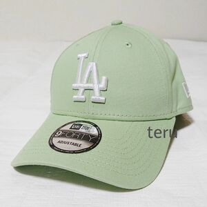 NEW ERA ニューエラ ドジャース LA キャップ 帽子 緑 ライト グリーン 白 ホワイト 野球 MLB ユニセックス