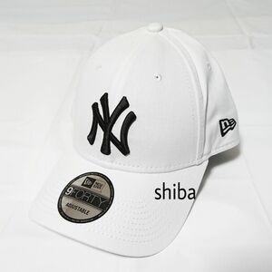 ◎NEW ERA ニューエラ 正規品 キャップ 帽子 白 ホワイト 黒 ブラック ヤンキース NY 野球 ユニセックス WB