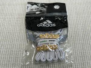 新品 未使用 アディダス adidas 靴紐 ひも シューレース ホワイト 白 黒 緑 ロゴ 120cm スーパースター スタンスミス 金 デュブレ