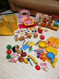 ☆ジャムおじさんのパン工場（アンパンマンTOY)＋マクドナルドレジスター＋ままごとセット☆★