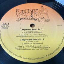 SLOMO / Ghetto Jedi - Hip Hop Can't Stop - I Represent Remix 90's UNDERGROUND HIPHOP 12inch Vinyl レコード Dead Poetz Society_画像2