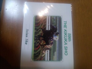  horse racing telephone card unused unopened seiun Sky chrysanthemum .PRC telephone card 