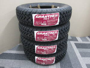 ②未使用 DUNLOP GRANTREK TG4 DUNLOP グラントレック 145R12 6PR 23年製 4本おまとめ 激安1円スタート 