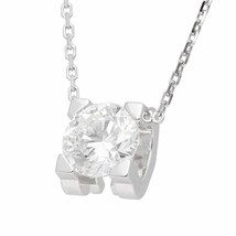 Cartier カルティエ Cドゥ ダイヤモンド(1.08ct H-VS2-3Ex) ペンダント ネックレス N7405500 750 K18 WG ホワイトゴールド GIA鑑定書_画像2