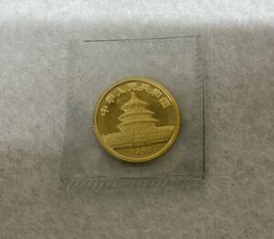 #552 パンダ金貨 中国 5元 1988年 純金/K24 1/20oz 中華人民共和国 海外古銭 コレクター放出