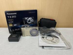 #1006 Panasonic/パナソニック LUMIX TZ20 ゴールド DMC-TZ20 動作品 デジカメ