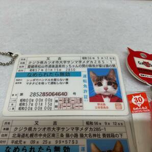 #719 なめねこ なめんなよ 又吉 なめ猫グッズ ストラップ 免許証風の画像2