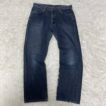 1円〜Wrangler ラングラー デニムパンツ ジーンズ Gパン ジーパン 濃紺 アメカジ ヴィンテージ ビンテージ 90s USA古着 W34 L31_画像2