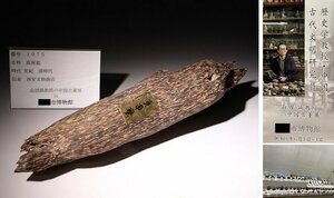 博物館展示品　来歴有　1975　清時代　真南蛮　重量約270g　（検）香木 沈香 茶道具 香道具 中国美術 唐物 古玩