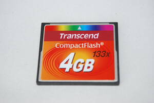 * free shipping * record has confirmed * Transcend tiger nsendo4GB CompactFlash CF #F-172