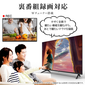 【超人気大爆発・数量限定・アウトレット品】ハイセンス 40V型 フルハイビジョン液晶テレビ 40A35G ★送料無料★(一部地域は追加分必要)の画像8