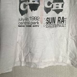 1992 Sonic Youth Sun Ra 共演ライブ 当時もの ONEITA製 サイズL オルタナティブ ロック 80s 90s ヴィンテージ Tシャツの画像5